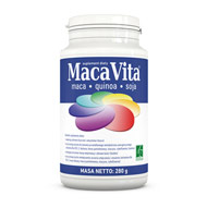 Macavita- wysokobiałkowy, odżywczy preparat w proszku.