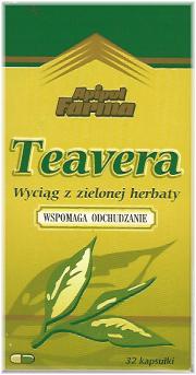 Teavera - wyciąg z zielonej herbaty w kapsułkach