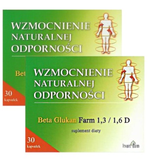 BETA GLUKAN FARM 1,3/1,6D - podwójna ilość beta glukanu