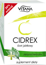 Cidrex Plus - ocet jabłkowy z zieloną herbatą (Nowość!)