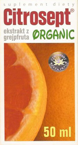 Citrosept organic- ekstrakt z grejpfruta.