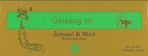 Ginseng 500 - eliksir życia z korzeniem Żeń-Szeń